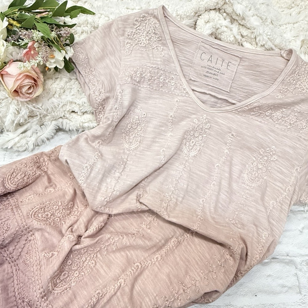 Caite Kyla Karyn Seo Embroidered Fatima Dress Women S Bohemian Cottagecore Dress